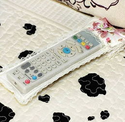 精致生活巧心思 創意布藝蕾絲遙控器套，懶人居家必備